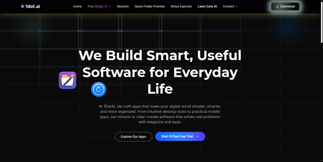 Screenshot of 1dot.ai – An AI tool in the ,AI Productivity Tools ,AI Documents Assistant ,AI Files Assistant  category, showcasing its interface and key features.