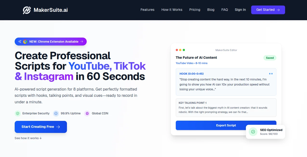 Screenshot of MakerSuiteAI – An AI tool in the ,AI No-Code & Low-Code ,AI API Design ,AI Developer Tools ,Large Language Models (LLMs)  category, showcasing its interface and key features.