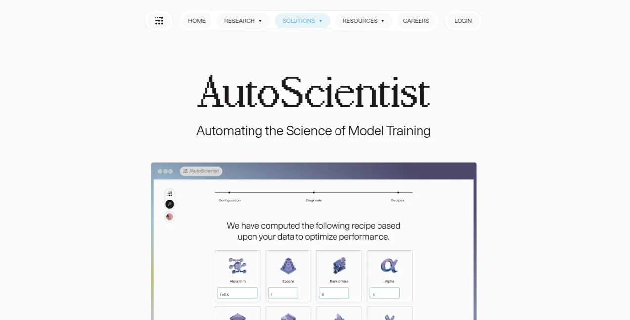 Screenshot of Adaption | Auto Scientist – An AI tool in the ,AI Code Assistant ,AI Research Tool ,AI Developer Tools ,Other  category, showcasing its interface and key features.