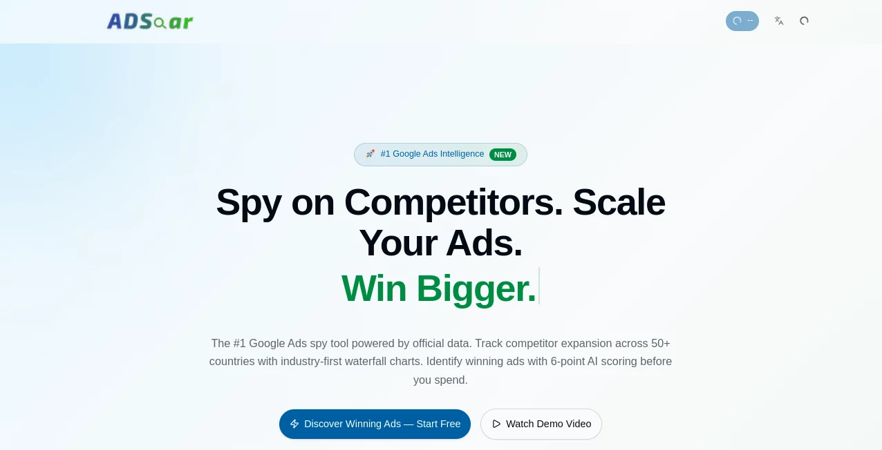 Screenshot of ADSoar – An AI tool in the ,AI SEO Assistant ,AI Ad Generator ,AI Marketing Plan Generator ,AI Digital Marketing Generator  category, showcasing its interface and key features.