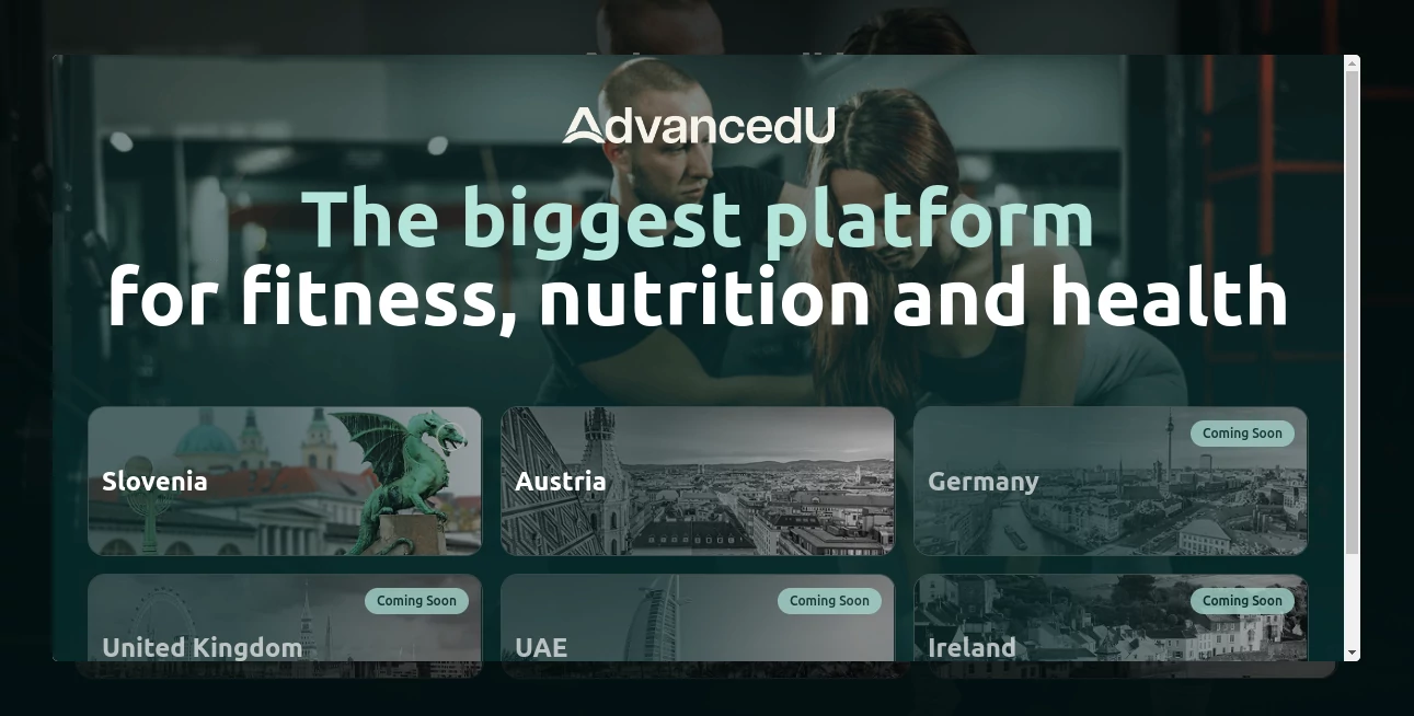 Screenshot of AdvancedU – An AI tool in the ,AI Fitness ,AI Healthcare  category, showcasing its interface and key features.