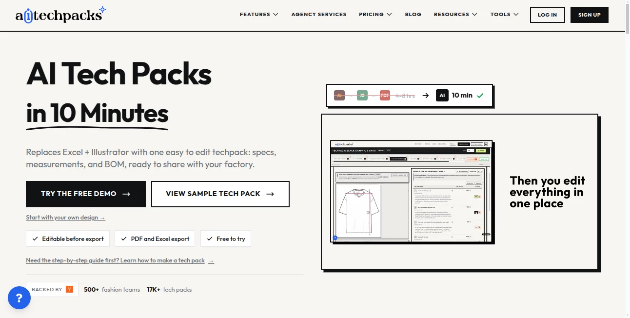 Screenshot of AI Tech Packs – An AI tool in the ,AI Image to Image ,AI Design Assistant ,AI Productivity Tools ,AI Workflow Management  category, showcasing its interface and key features.
