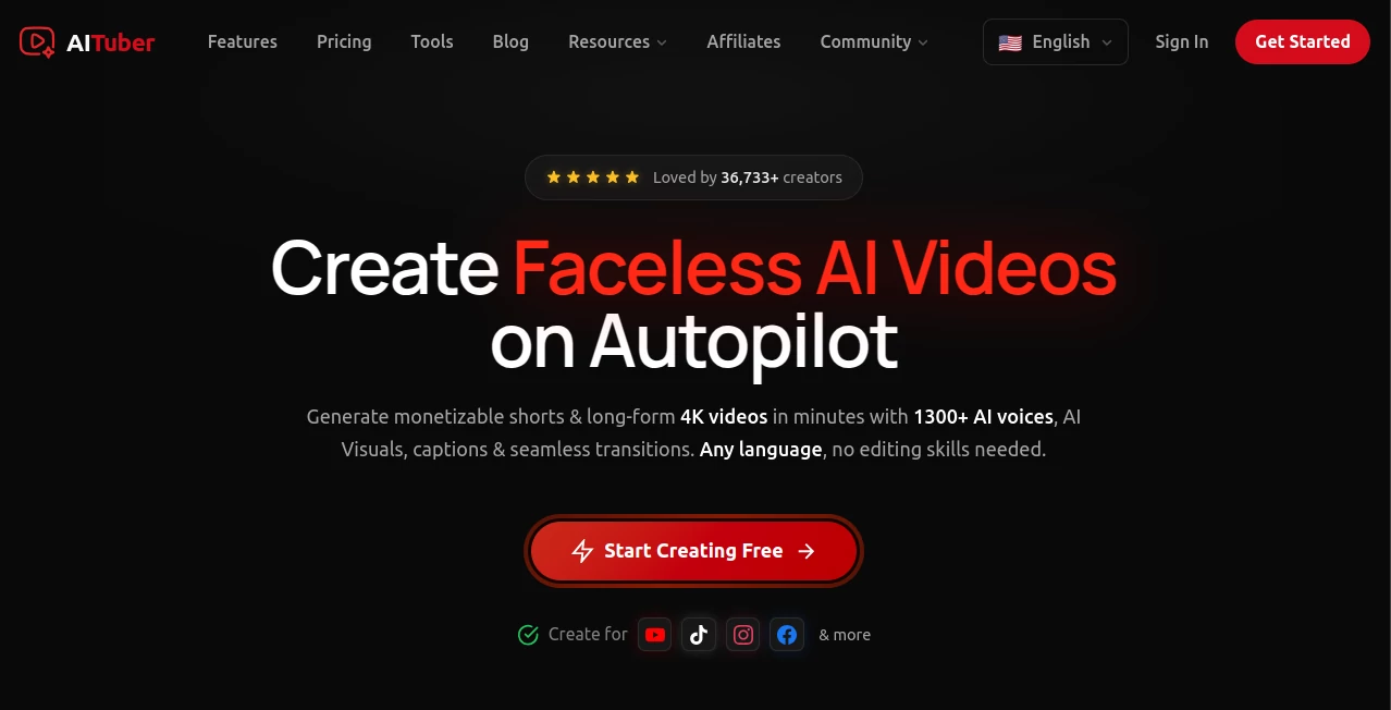Screenshot of AITuber – An AI tool in the ,AI Animated Video ,AI Avatar Generator ,AI Video Generator  category, showcasing its interface and key features.