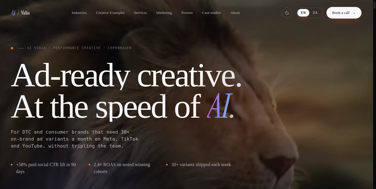 Screenshot of AIVIDIA – An AI tool in the ,AI Image to Video ,AI Video Generator ,AI Short Clips Generator ,AI Text to Video  category, showcasing its interface and key features.