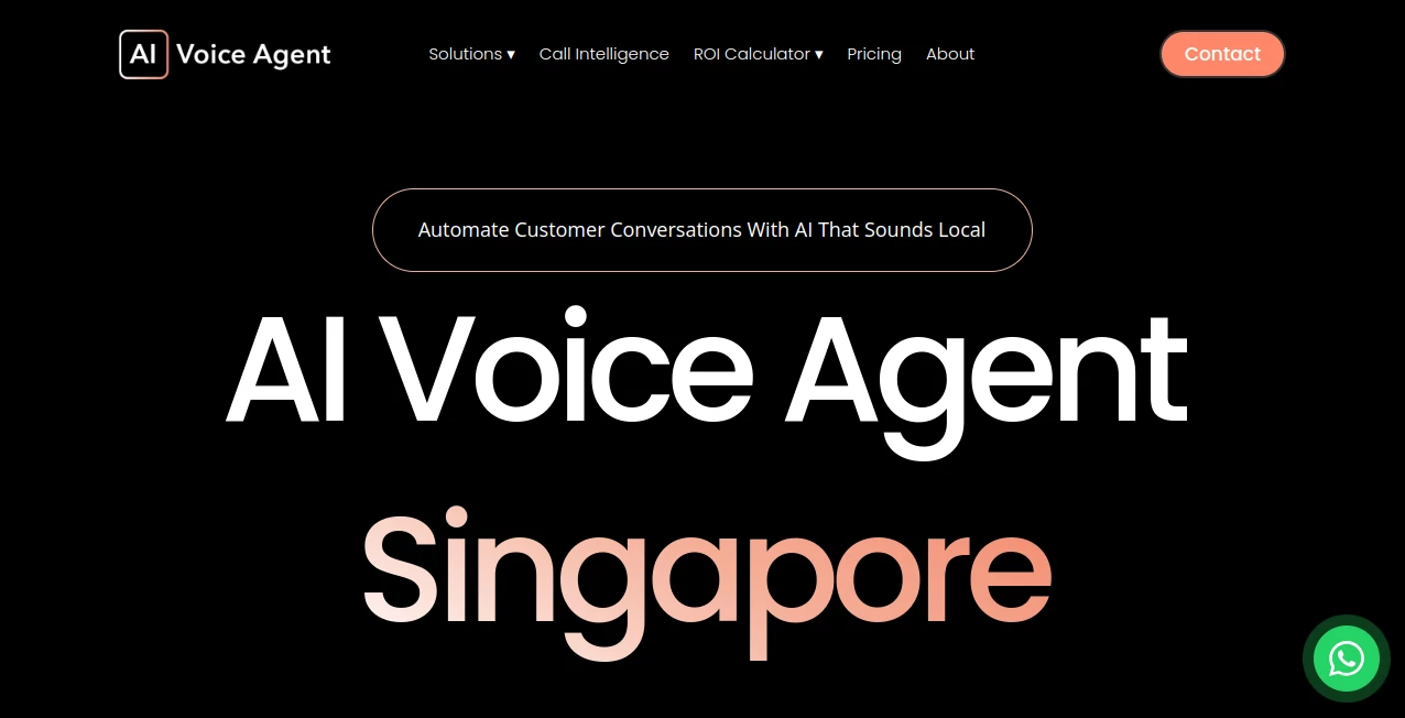 Screenshot of AI Voice Agent – An AI tool in the ,AI Voice Assistants ,AI Speech Recognition ,AI Customer Service Assistant ,AI Voice & Audio Editing  category, showcasing its interface and key features.