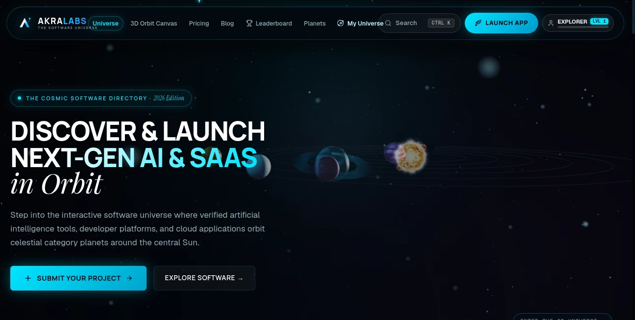 Screenshot of AkraLabs – An AI tool in the ,Other  category, showcasing its interface and key features.
