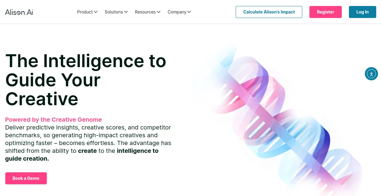 Screenshot of Alison AI – An AI tool in the ,AI Video Generator ,AI Digital Marketing Generator ,AI Analytics Assistant ,AI Advertising Assistant  category, showcasing its interface and key features.