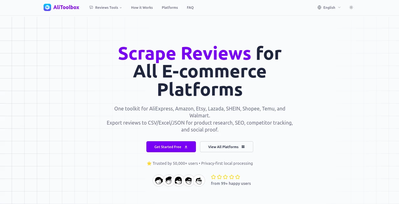 Screenshot of AliToolbox – An AI tool in the ,AI Sales Assistant ,AI E-commerce Assistant ,AI Analytics Assistant ,Business  category, showcasing its interface and key features.