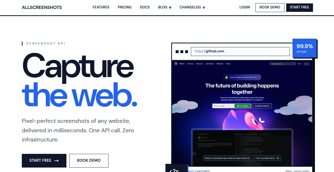 Screenshot of Allscreenshots – An AI tool in the ,AI Tools Directory  category, showcasing its interface and key features.