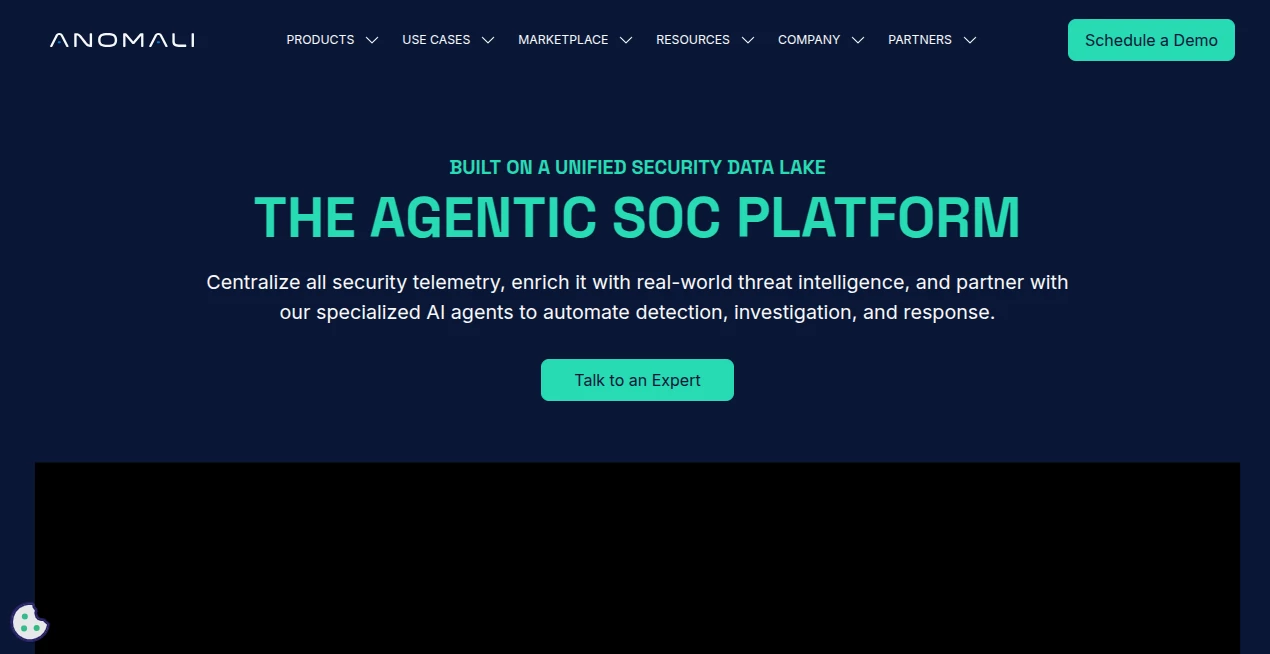 Screenshot of ANOMALI – An AI tool in the ,AI Developer Tools ,AI Research Tool ,AI Consulting Assistant ,AI Analytics Assistant  category, showcasing its interface and key features.