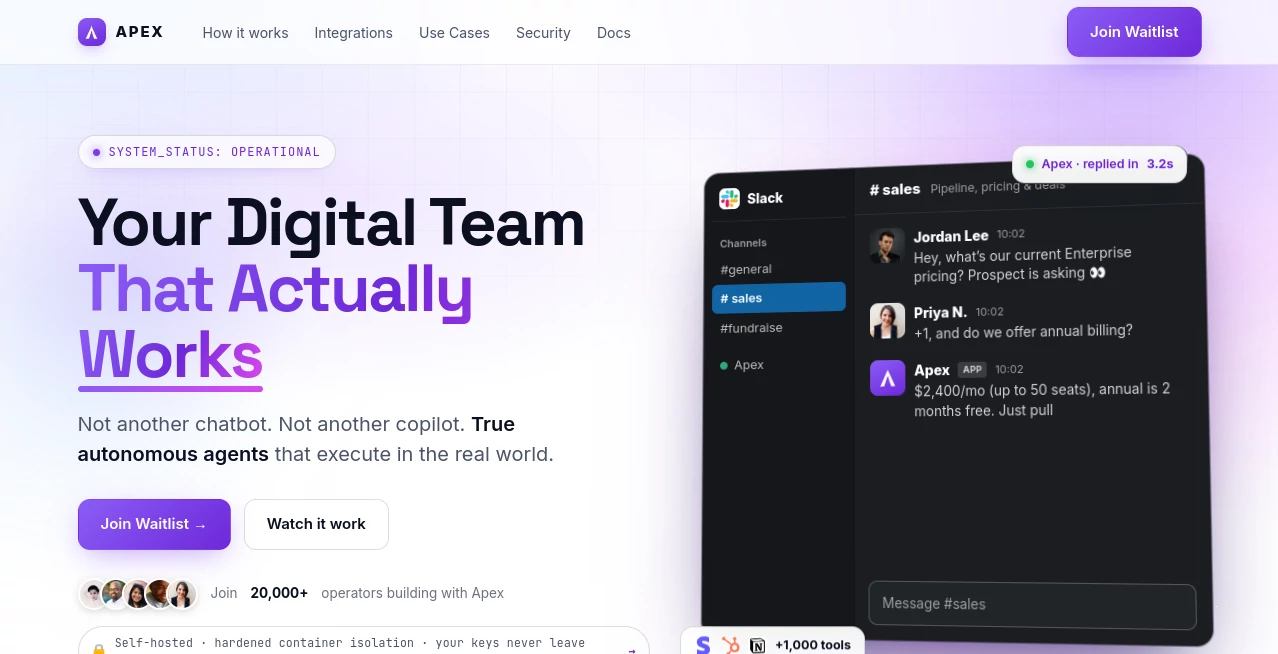 Screenshot of APEX HOST – An AI tool in the ,AI Website Builder ,AI Browsers Builder ,AI API Design ,AI DevOps Assistant  category, showcasing its interface and key features.