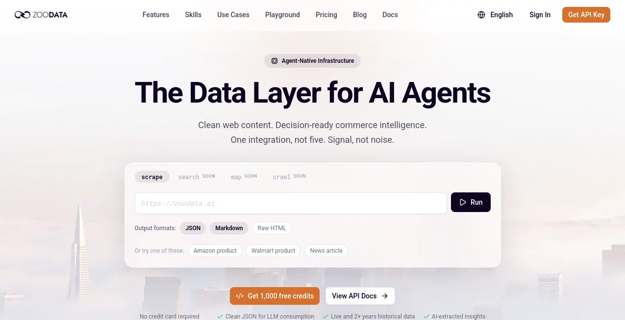 Screenshot of APIClaw – An AI tool in the ,AI API Design ,AI Developer Tools ,AI Research Tool ,AI E-commerce Assistant  category, showcasing its interface and key features.