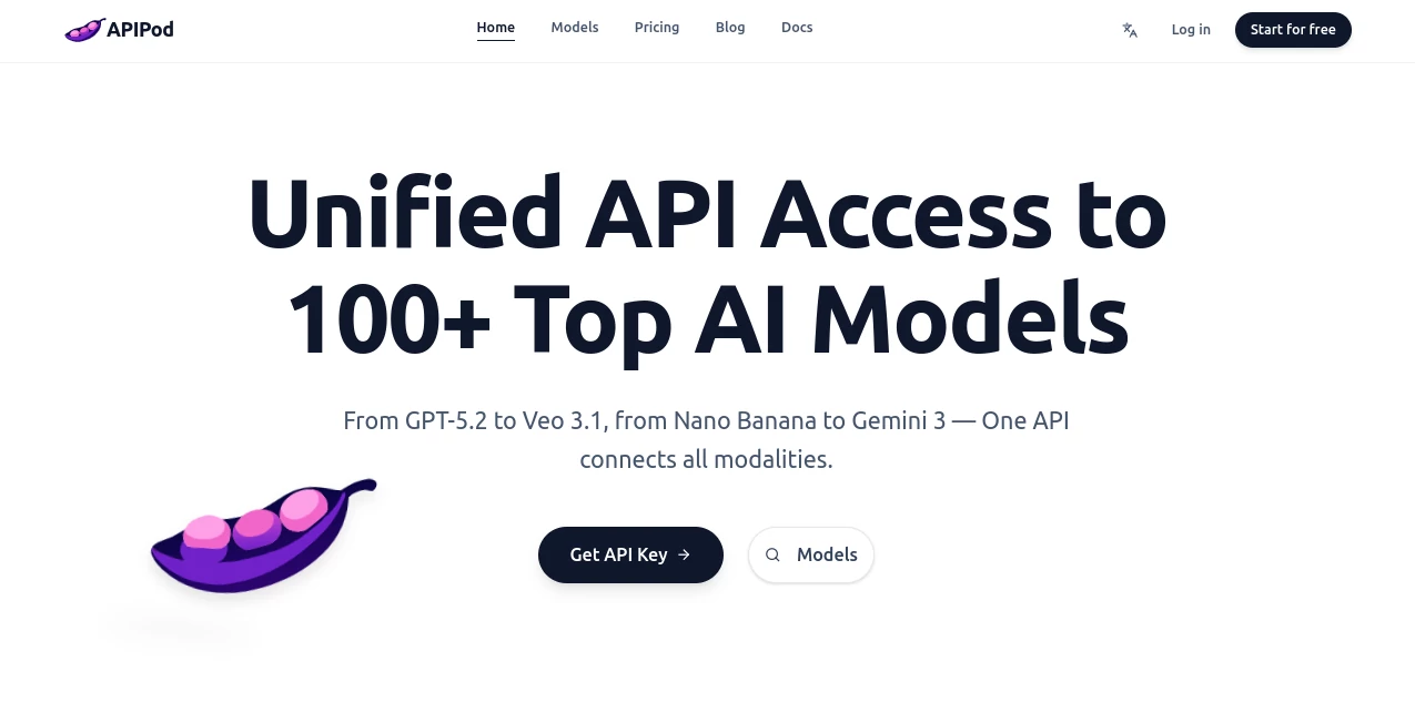 Screenshot of APIPod – An AI tool in the ,AI Research Tool ,AI API Design ,AI Developer Tools  category, showcasing its interface and key features.