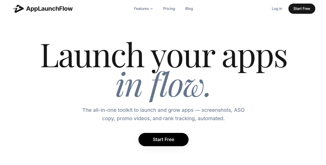 Screenshot of AppLaunchFlow – An AI tool in the ,AI Marketing Plan Generator ,AI Digital Marketing Generator ,AI E-commerce Assistant  category, showcasing its interface and key features.