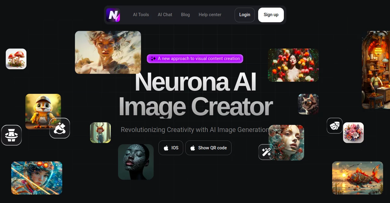 Screenshot of Art-Neurona – An AI tool in the ,AI Anime Art ,AI Art Generator ,AI Face Swap Generator ,AI Photo Enhancer  category, showcasing its interface and key features.