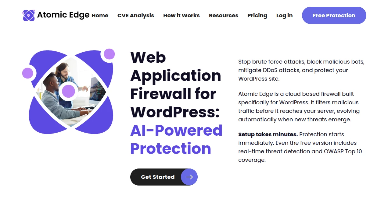 Screenshot of Atomic Edge – An AI tool in the ,Other  category, showcasing its interface and key features.