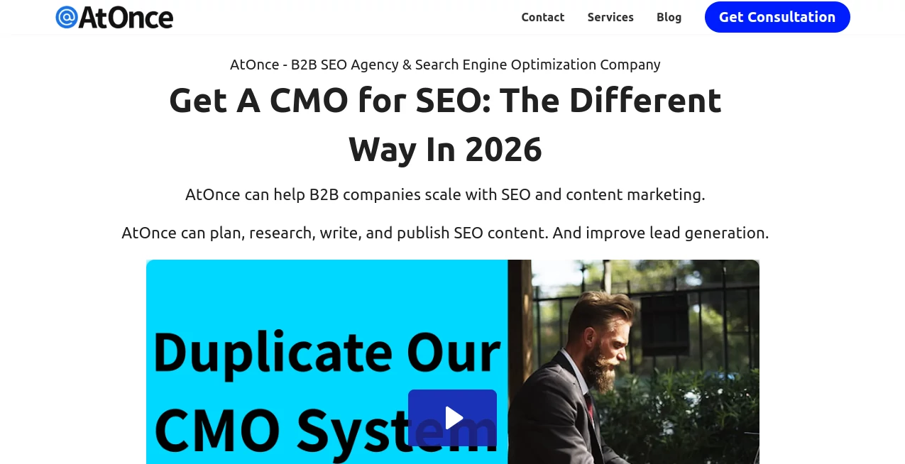 Screenshot of AtOnce – An AI tool in the ,AI Blog Writer ,AI Content Generator ,AI SEO Assistant ,AI Digital Marketing Generator  category, showcasing its interface and key features.