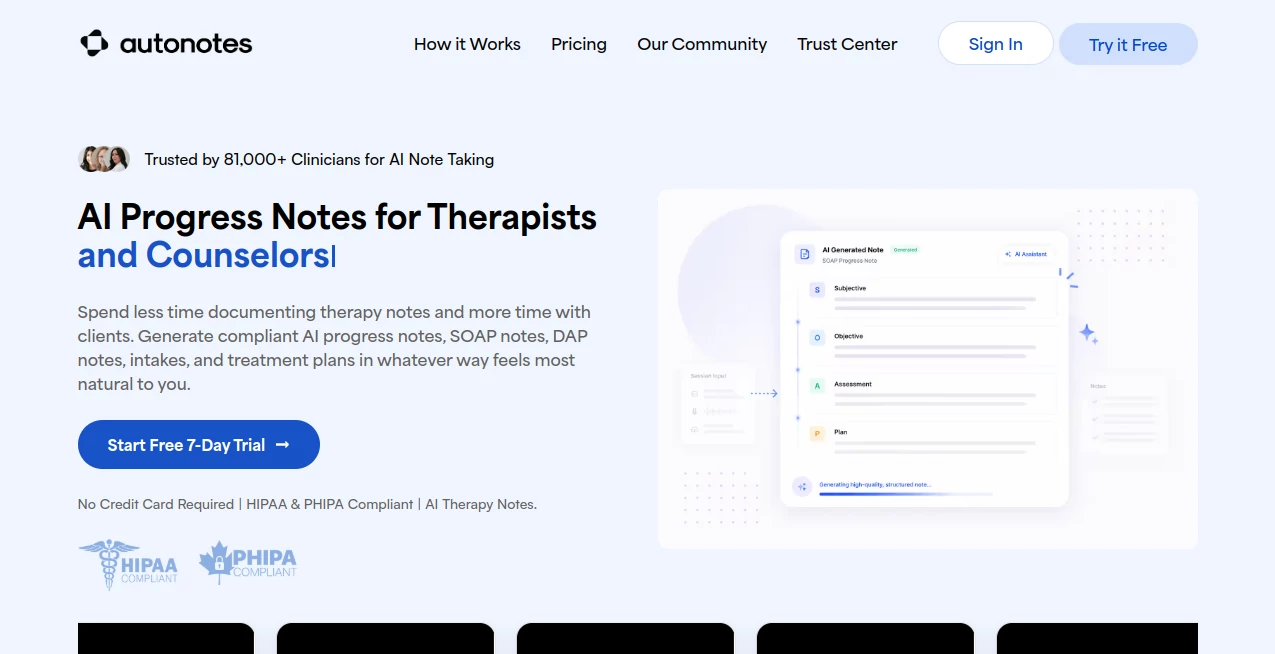 Screenshot of AutoNotes – An AI tool in the ,AI Speech to Text ,AI Healthcare ,AI Productivity Tools ,AI Notes Assistant  category, showcasing its interface and key features.
