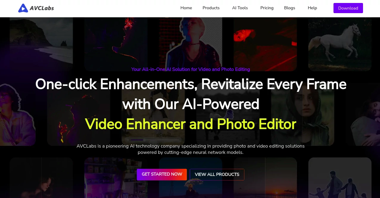 Screenshot of AVClabs – An AI tool in the ,AI Photo & Image Generator ,AI Image Recognition ,AI Photo Enhancer ,AI Video Enhancer  category, showcasing its interface and key features.