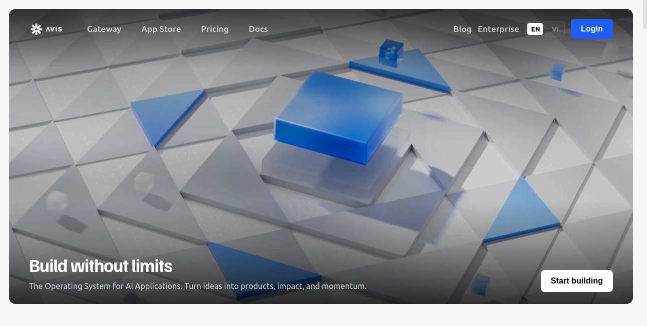 Screenshot of Avis – An AI tool in the ,AI App Builder ,AI API Design ,Large Language Models (LLMs) ,AI Developer Tools  category, showcasing its interface and key features.