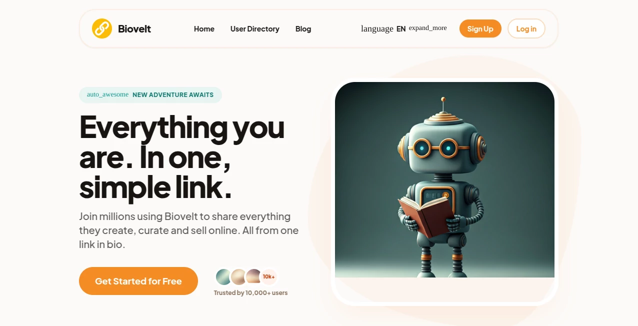 Screenshot of Biovelt – An AI tool in the ,AI Tools Directory  category, showcasing its interface and key features.