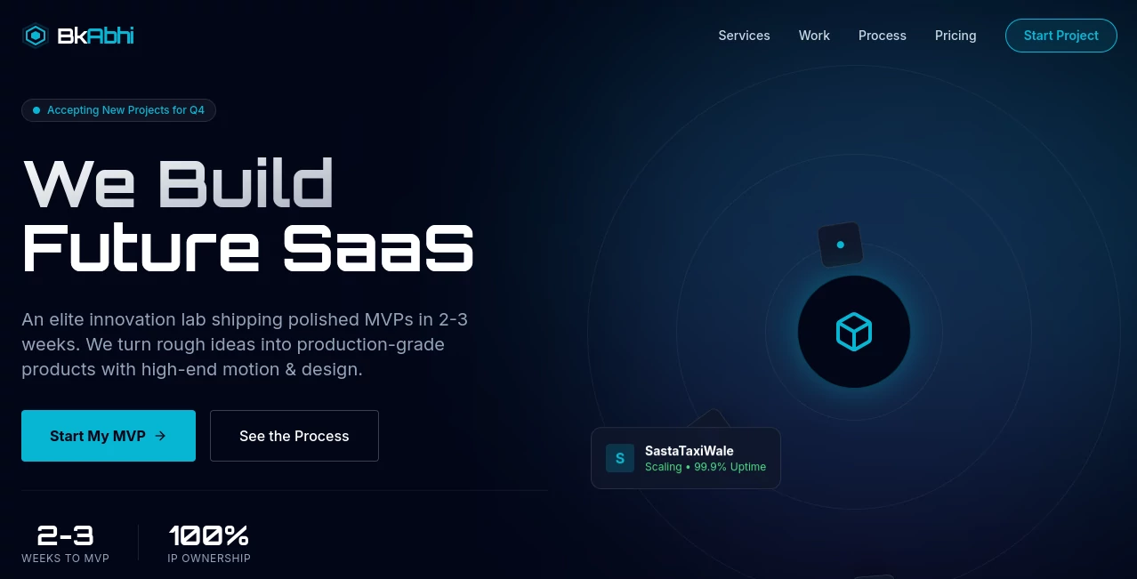 Screenshot of bkabhi – An AI tool in the ,AI Workflow Management ,AI App Builder ,AI No-Code & Low-Code ,AI Developer Tools  category, showcasing its interface and key features.