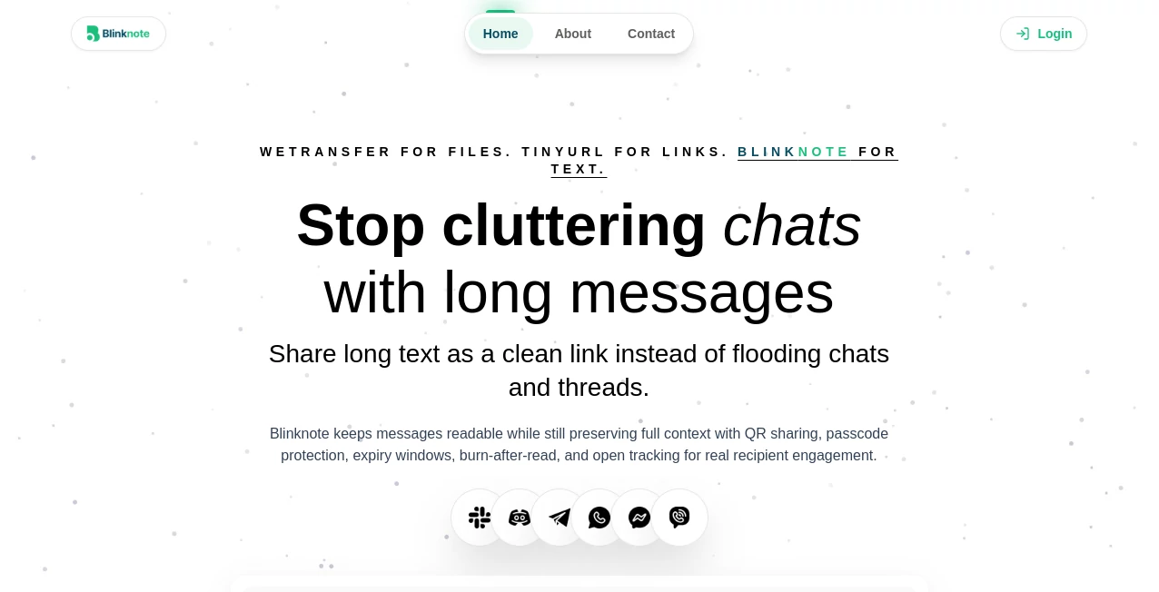 Screenshot of Blinknote – An AI tool in the ,AI Knowledge Management ,AI Productivity Tools ,AI Notes Assistant  category, showcasing its interface and key features.