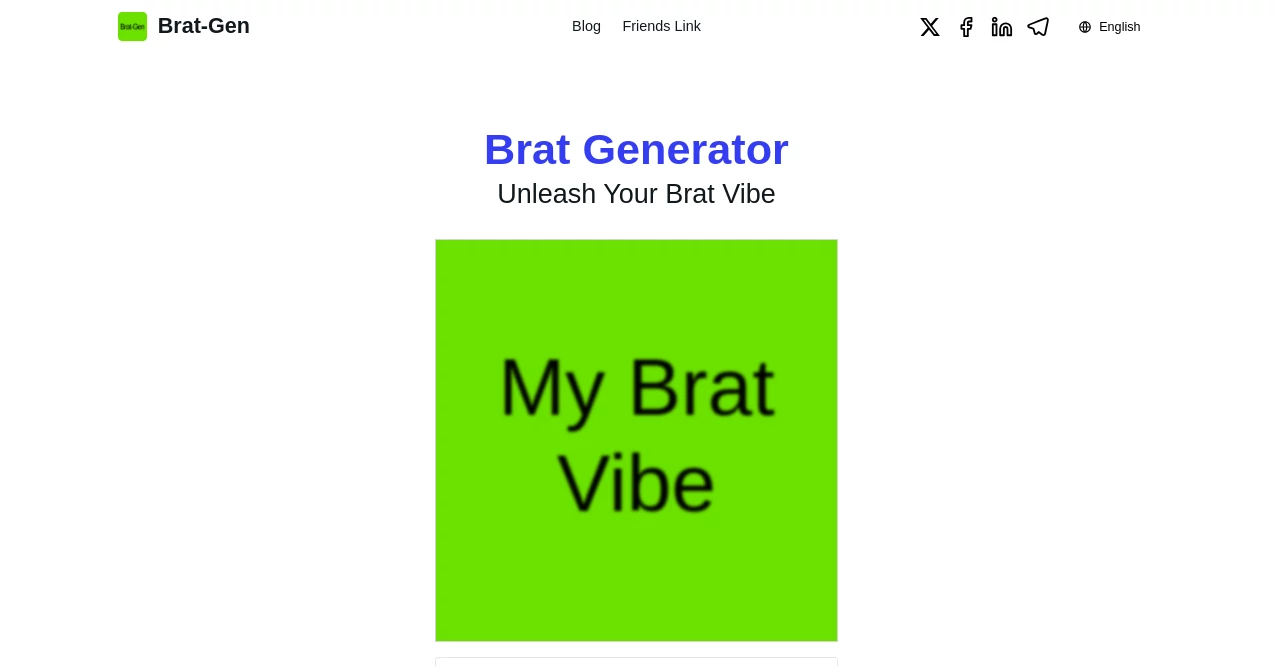 Screenshot of Brat-Gen – An AI tool in the ,AI Cover Generator  category, showcasing its interface and key features.