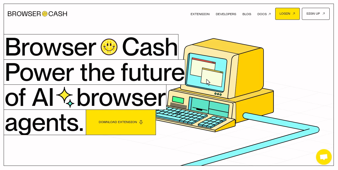 Screenshot of Browser Cash – An AI tool in the ,AI Developer Tools ,AI Browsers Builder ,AI Research Tool ,AI Workflow Management  category, showcasing its interface and key features.