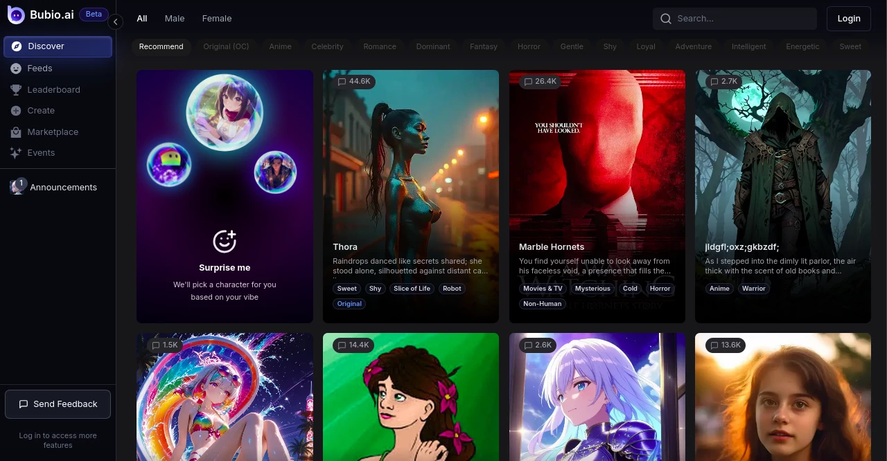 Screenshot of Bubio – An AI tool in the ,AI Video Editor ,AI Voice Cloning ,AI Video Generator ,AI Avatar Generator  category, showcasing its interface and key features.
