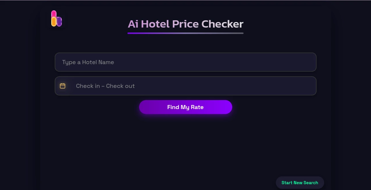 Screenshot of Ai Hotel Price Checker – An AI tool in the ,AI Life Assistant ,AI Trip Planner  category, showcasing its interface and key features.