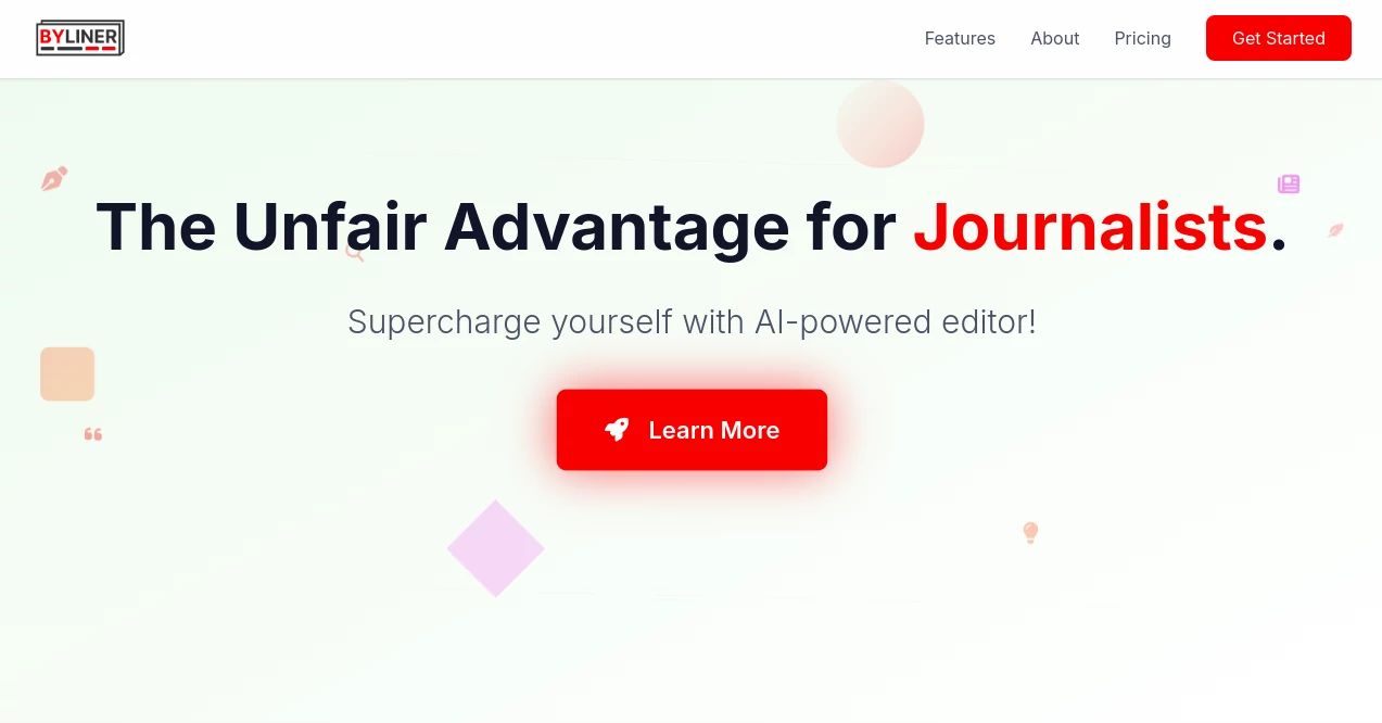 Screenshot of byliner.ai – An AI tool in the ,AI SEO Assistant ,AI Content Generator ,AI Transcriber ,AI Writing Assistants  category, showcasing its interface and key features.