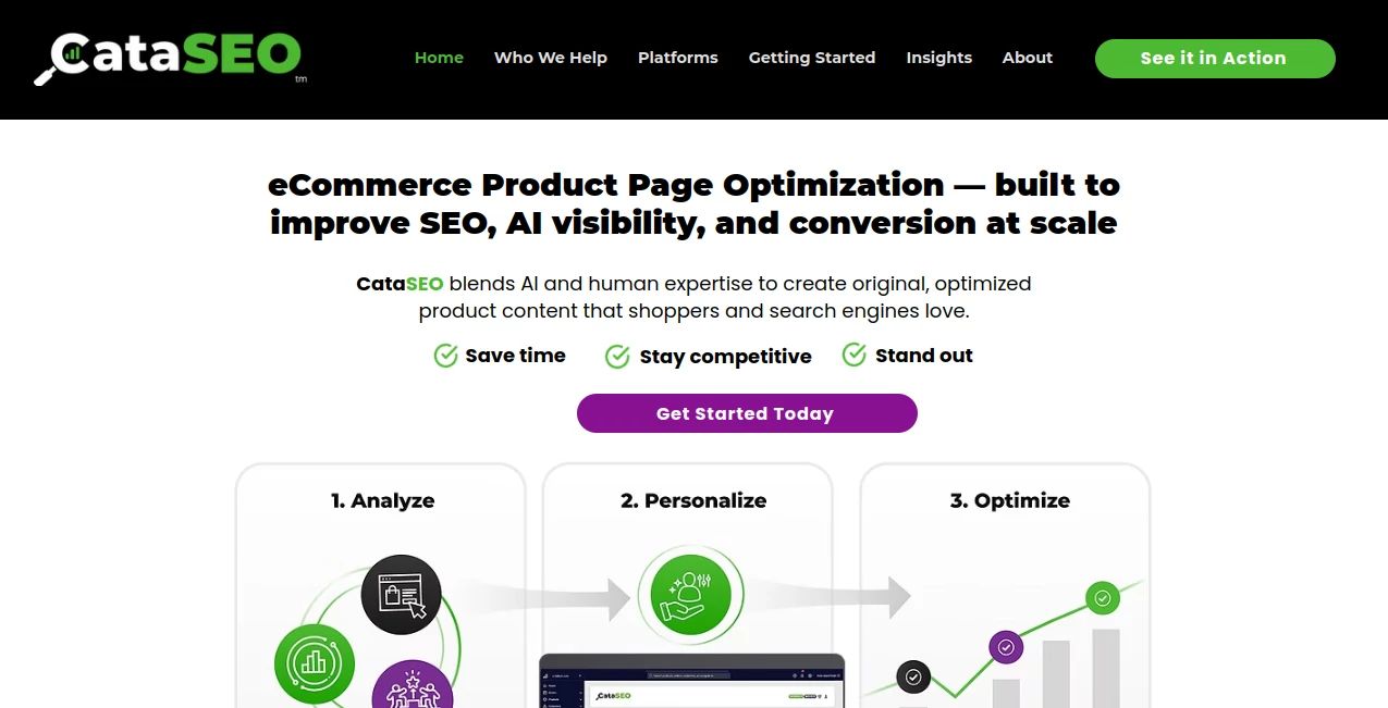 Screenshot of Cataseo AI – An AI tool in the ,AI Copywriting ,AI Writing Assistants ,AI Content Generator ,AI SEO Assistant  category, showcasing its interface and key features.