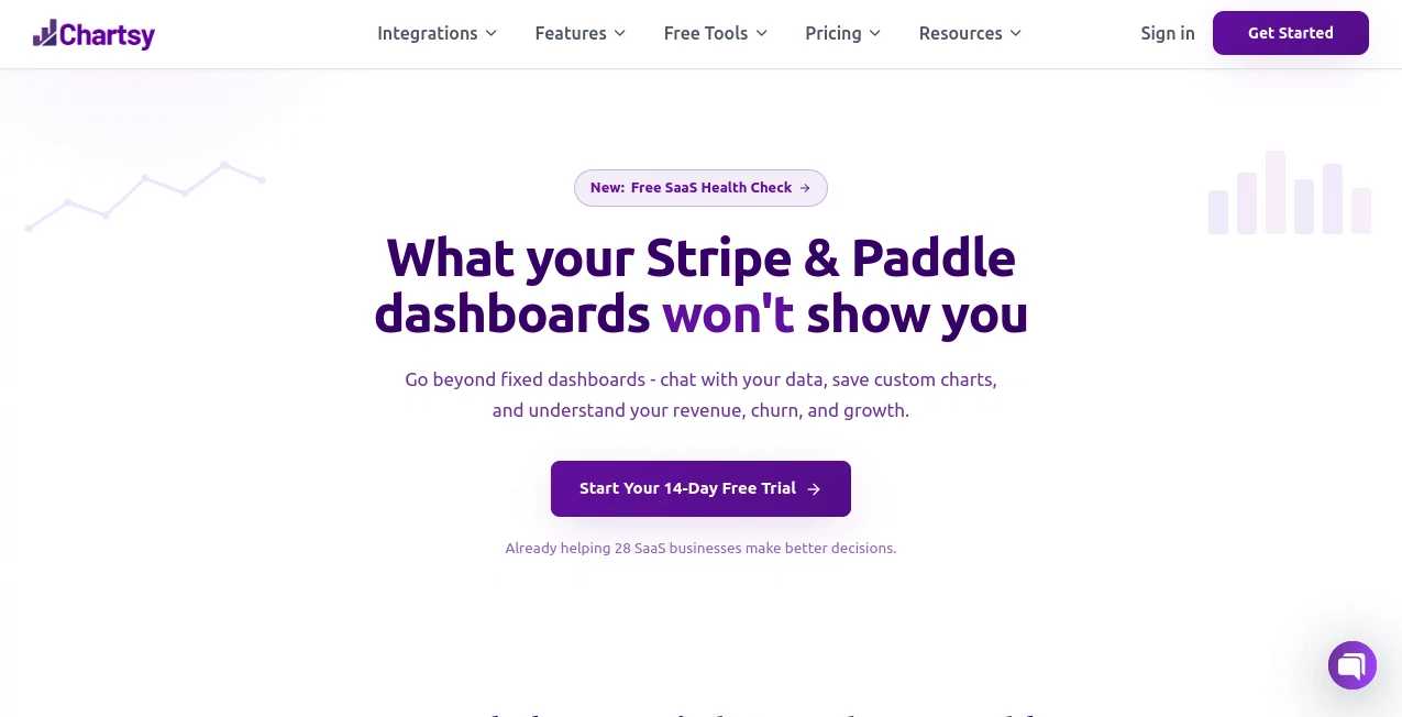 Screenshot of Chartsy – An AI tool in the ,AI Charting ,AI Research Tool ,AI Business Ideas Generator ,AI Analytics Assistant  category, showcasing its interface and key features.