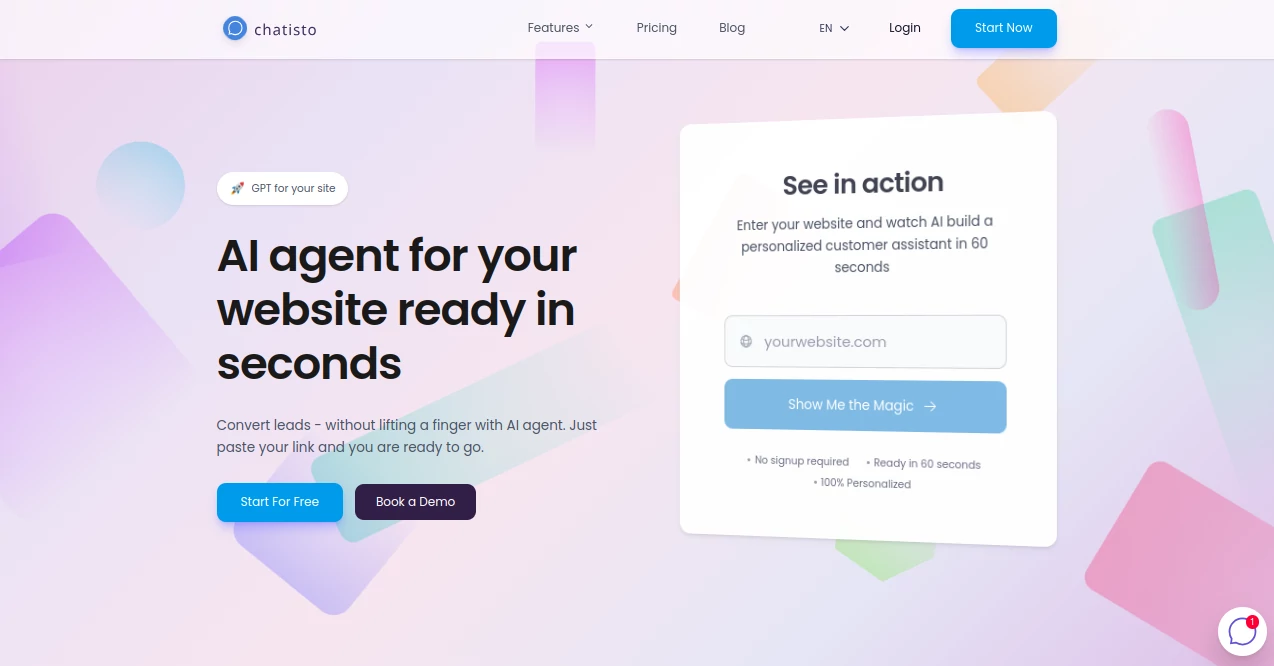 Screenshot of chatisto – An AI tool in the ,AI Lead Generation ,AI Customer Service Assistant ,AI Team Collaboration ,AI Chatbot  category, showcasing its interface and key features.