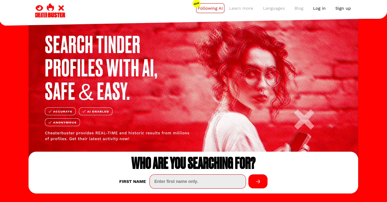 Screenshot of Cheaterbuster – An AI tool in the  category, showcasing its interface and key features.