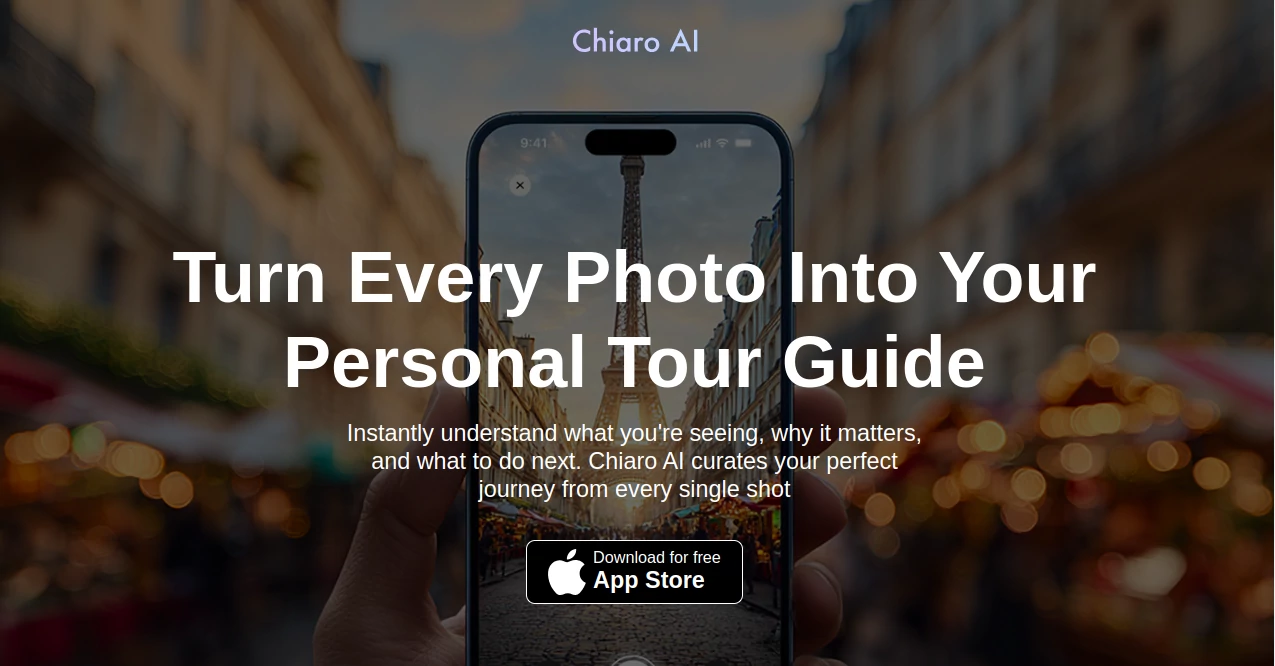 Screenshot of chiaro ai – An AI tool in the ,AI Life Assistant ,AI Fun Tools ,AI Research Tool ,AI Trip Planner  category, showcasing its interface and key features.
