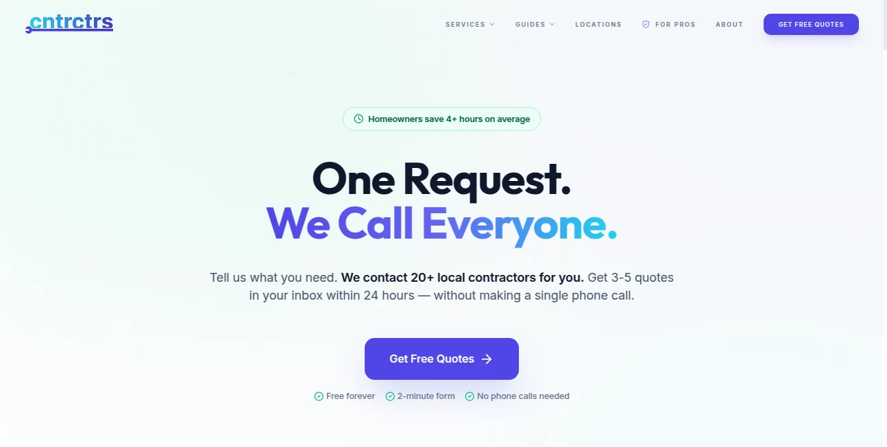 Screenshot of CNTRCTRS – An AI tool in the ,AI Legal Assistant ,AI Contract Management  category, showcasing its interface and key features.