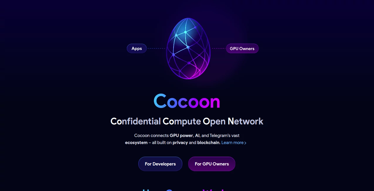 Screenshot of Cocoon – An AI tool in the ,AI Data Mining ,AI Developer Tools ,AI Research Tool  category, showcasing its interface and key features.