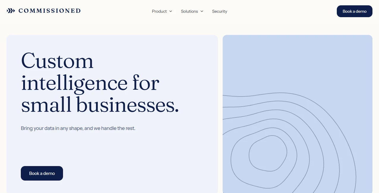 Screenshot of Commissioned – An AI tool in the ,AI Workflow Management ,AI Project Management ,AI Productivity Tools  category, showcasing its interface and key features.