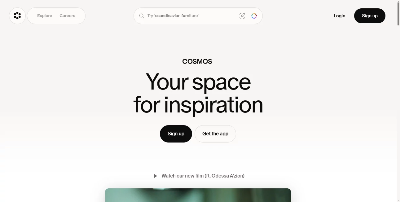 Screenshot of Cosmos – An AI tool in the ,AI Research Tool ,AI Knowledge Management ,AI Team Collaboration ,AI Notes Assistant  category, showcasing its interface and key features.