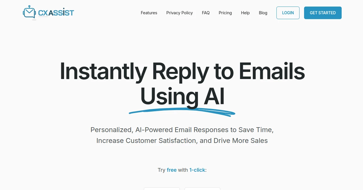 Screenshot of CXassist – An AI tool in the ,AI Customer Service Assistant ,AI Team Collaboration ,AI Knowledge Base ,AI Response Generator  category, showcasing its interface and key features.