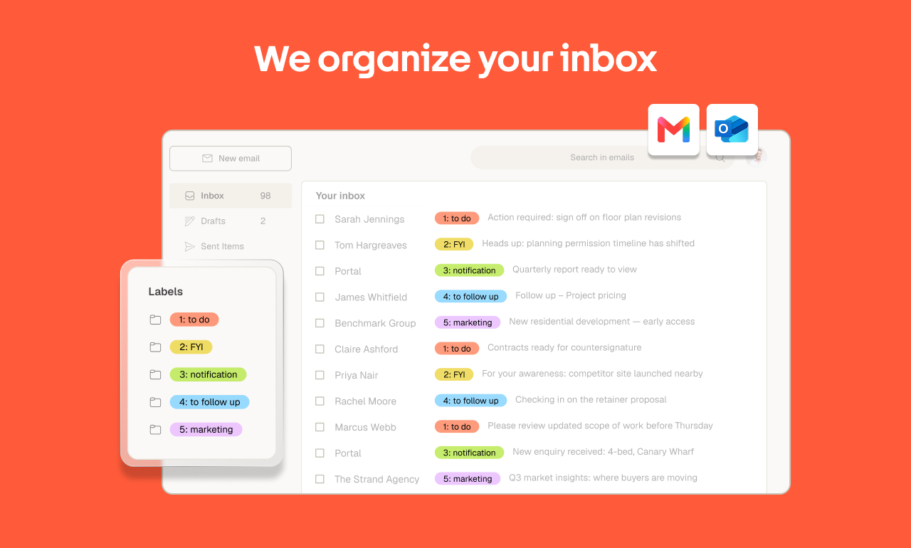 Screenshot of Fyxer – An AI tool in the ,AI Email Assistant  category, showcasing its interface and key features.
