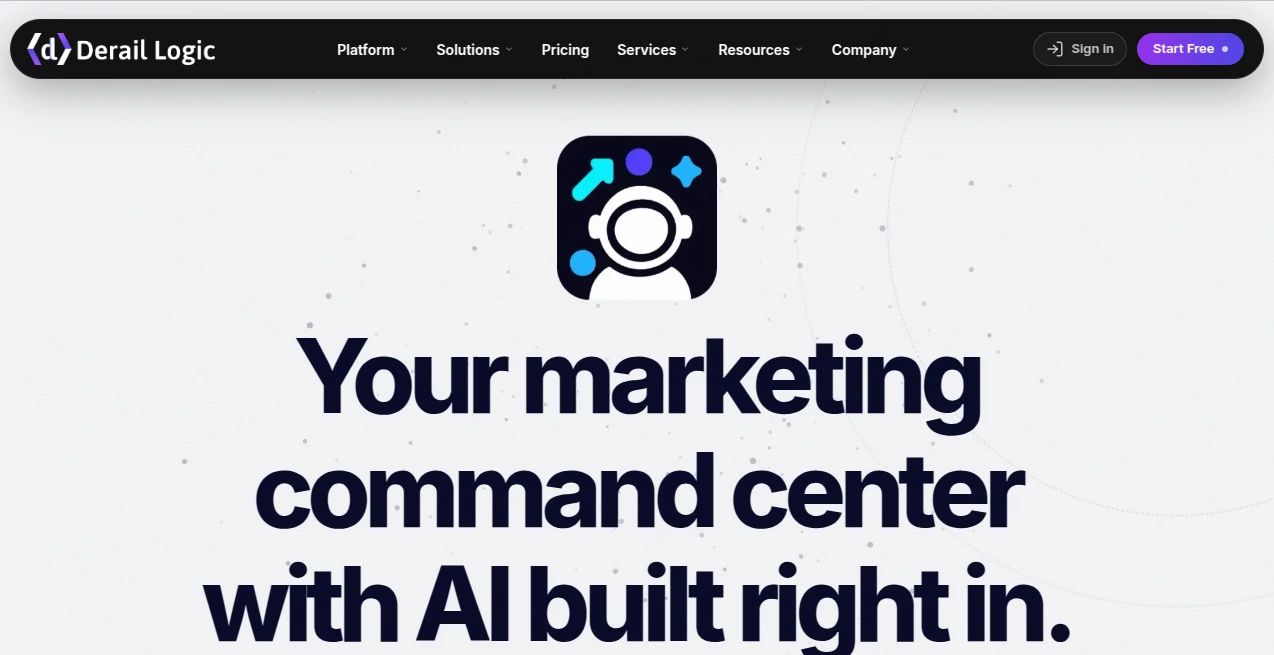 Screenshot of Derail Logic – An AI tool in the ,AI Workflow Management ,AI Digital Marketing Generator ,AI Team Collaboration ,AI Productivity Tools  category, showcasing its interface and key features.