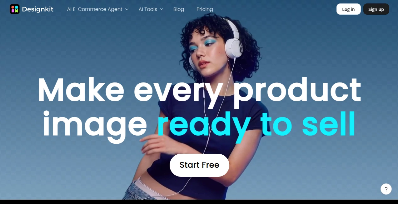 Screenshot of Designkit – An AI tool in the ,AI Product Description Generator ,AI Image to Image ,AI Design Generator ,AI Graphic Design  category, showcasing its interface and key features.