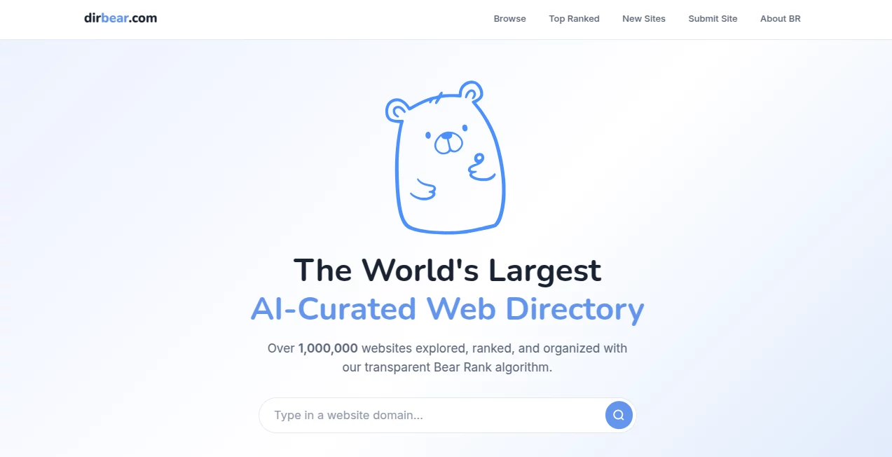 Screenshot of Directory Bear – An AI tool in the ,AI Tools Directory  category, showcasing its interface and key features.