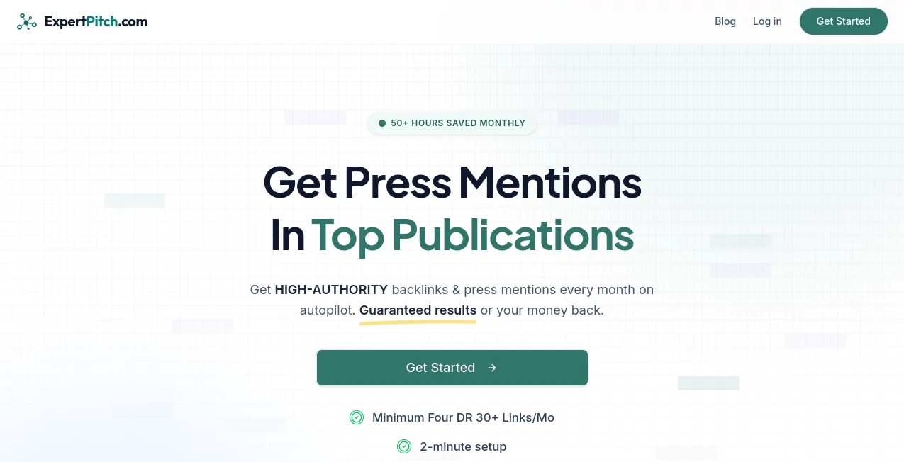 Screenshot of Expert Pitch – An AI tool in the ,AI Lead Generation ,AI SEO Assistant ,AI Marketing Plan Generator ,AI Digital Marketing Generator  category, showcasing its interface and key features.