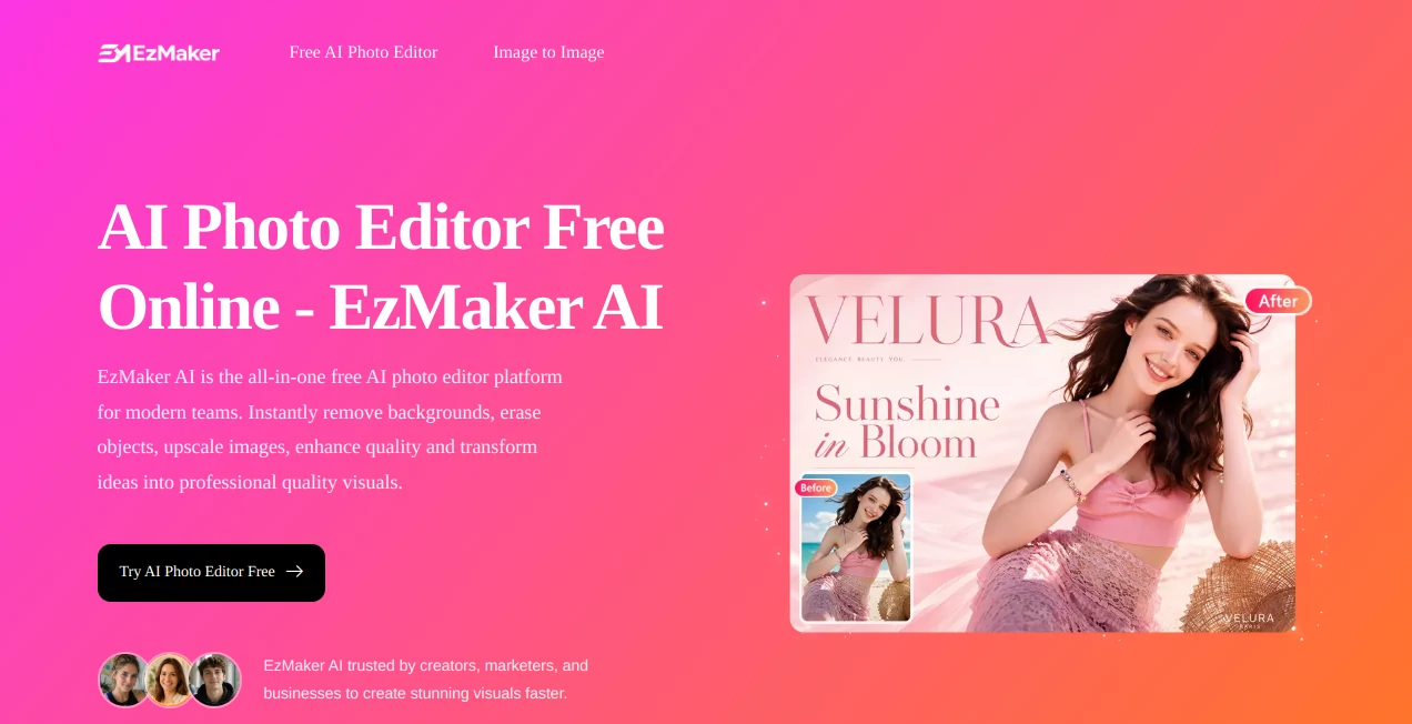 Screenshot of EzMaker AI – An AI tool in the ,Marketing ,Video  category, showcasing its interface and key features.