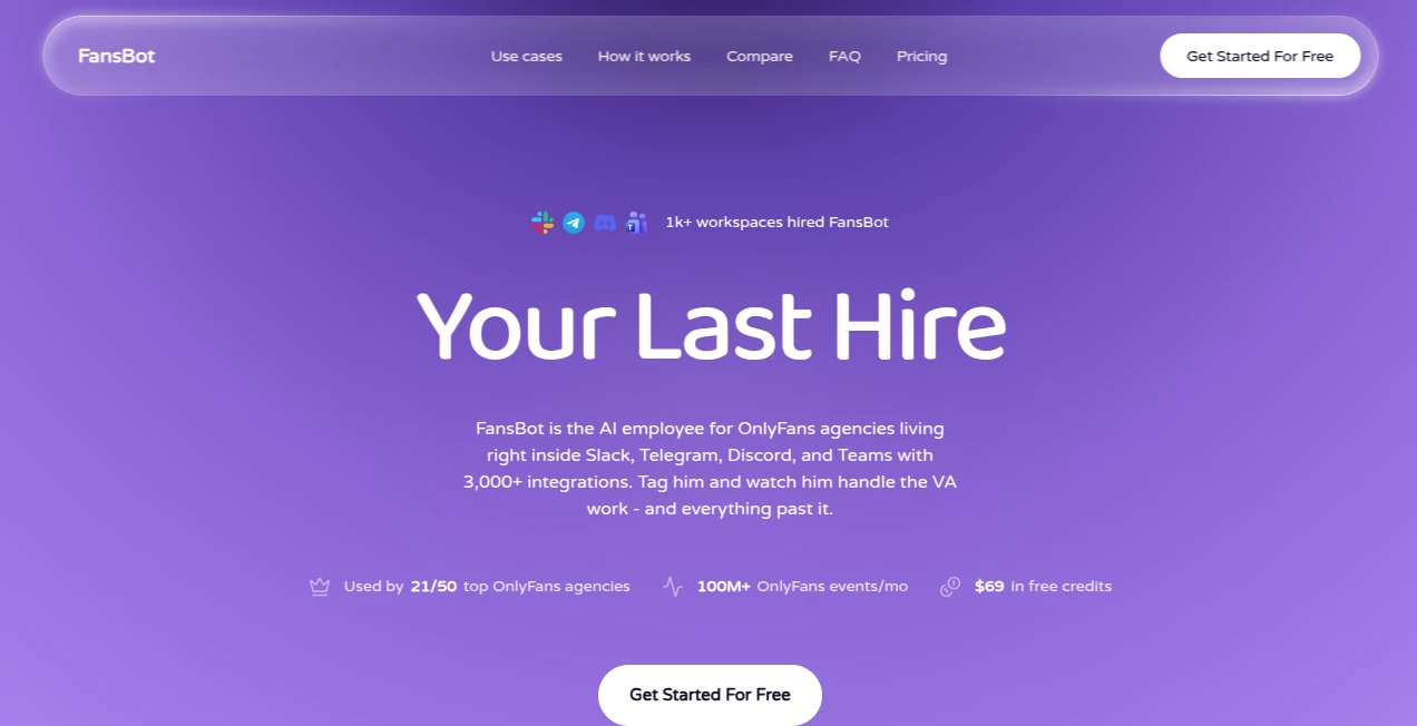 Screenshot of FansBot – An AI tool in the ,AI Workflow Management ,AI Social Media Assistant ,AI Team Collaboration ,AI Customer Service Assistant  category, showcasing its interface and key features.