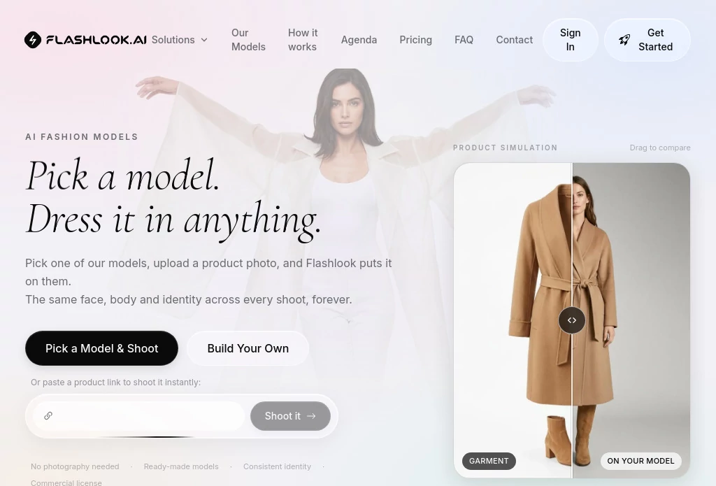 Screenshot of FlashLook – An AI tool in the ,AI Image Recognition ,AI Developer Tools ,AI Search Engine ,AI Productivity Tools  category, showcasing its interface and key features.